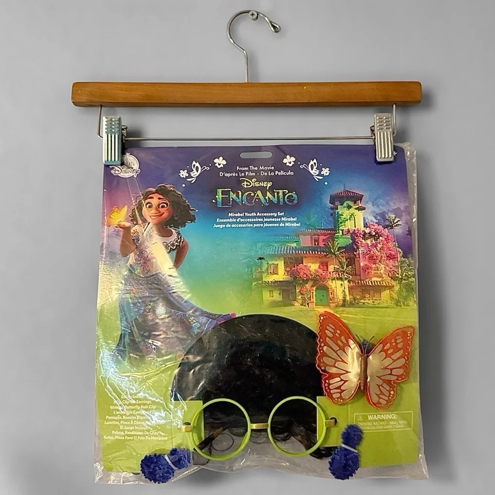 New Disney Parks Encanto Mirabel Youth Accessory Costume Set